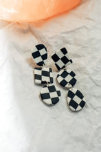 Load image into Gallery viewer, Checkered Shape Dangles

