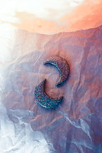 Load image into Gallery viewer, Holo Moon Studs
